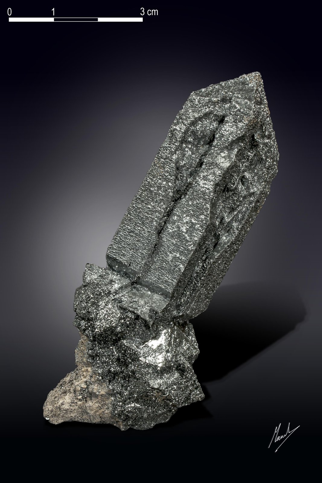 Hematites pseudo Magnetita (variedad martita)
78 X 21 mm
(Autor: Manuel Mesa)