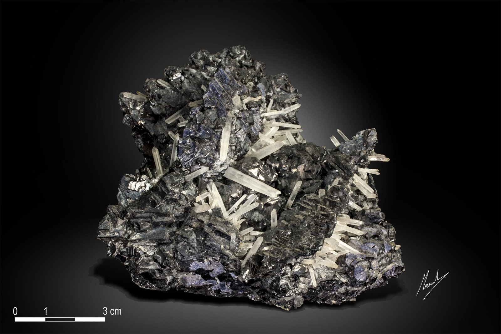 Galena y Cuarzo
98 x 87 mm
(Autor: Manuel Mesa)