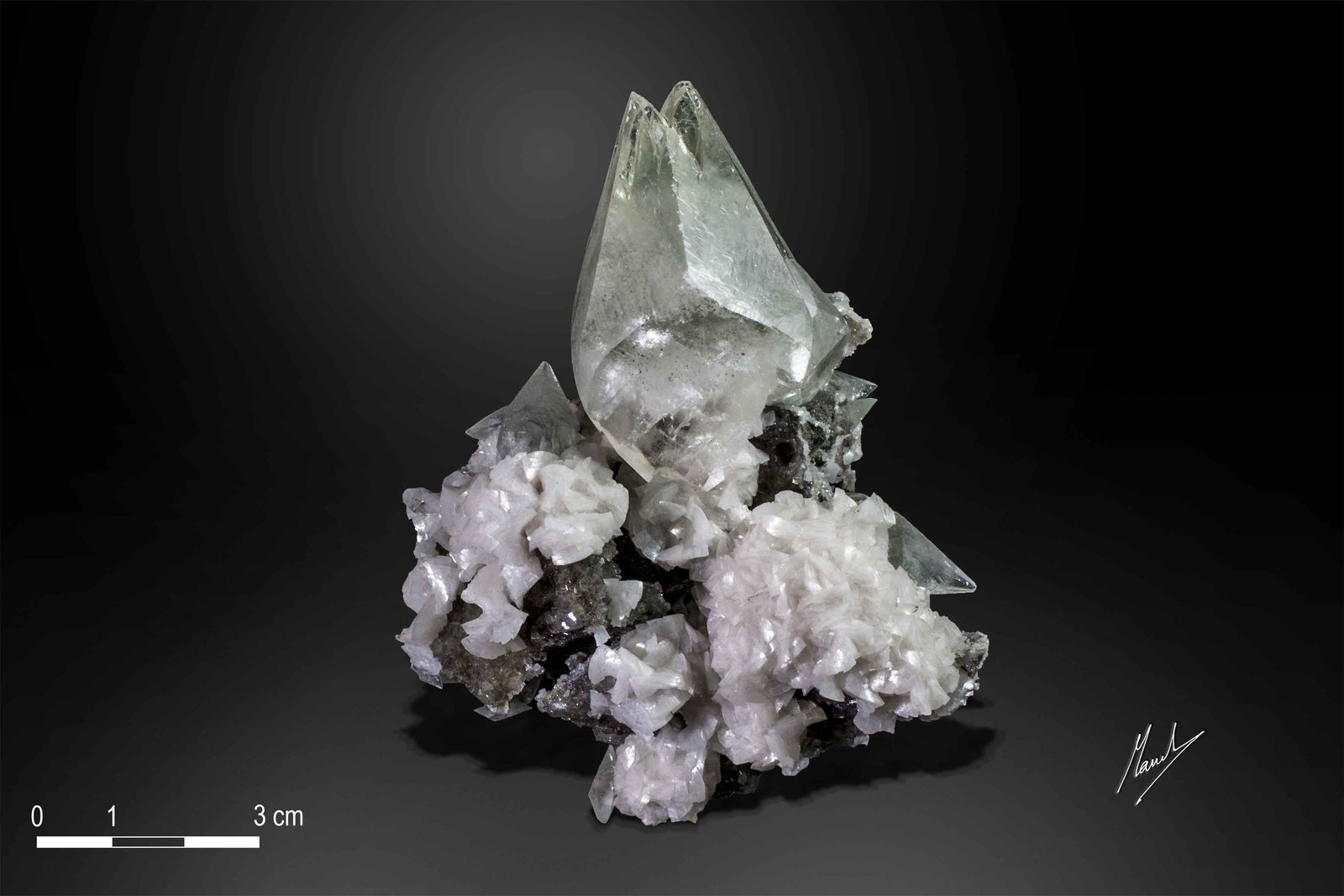 Calcita, Dolomita y Fluorita
107 x 83 mm
(Autor: Manuel Mesa)