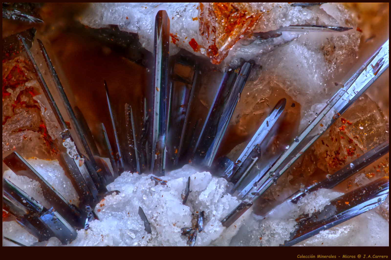 Goethita
FoV: 2,2 x 1,7 mm
(Autor: Jose Angel Carrero)