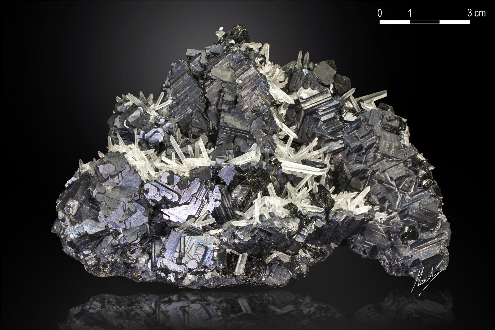 Galena y Cuarzo
128 x 77 mm
(Autor: Manuel Mesa)