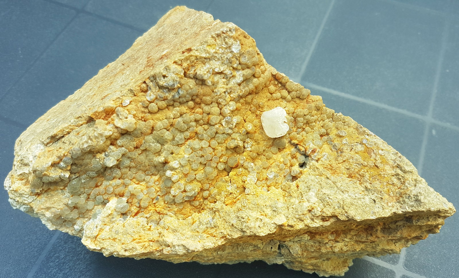Fluorita, calcita
20 x 9 cm. Zona inferior de la pieza anterior
(Autor: Frederic Varela)