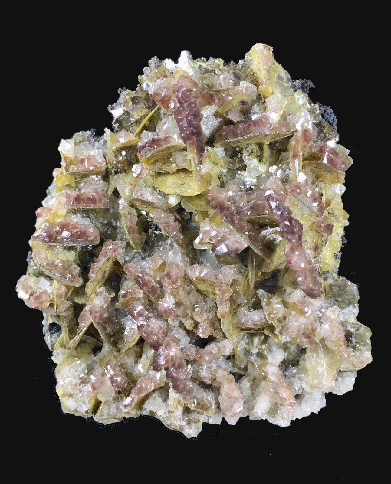 Wulfenita, Calcita
7,1 x 6,4 cm.
(Autor: Xavier bordas)