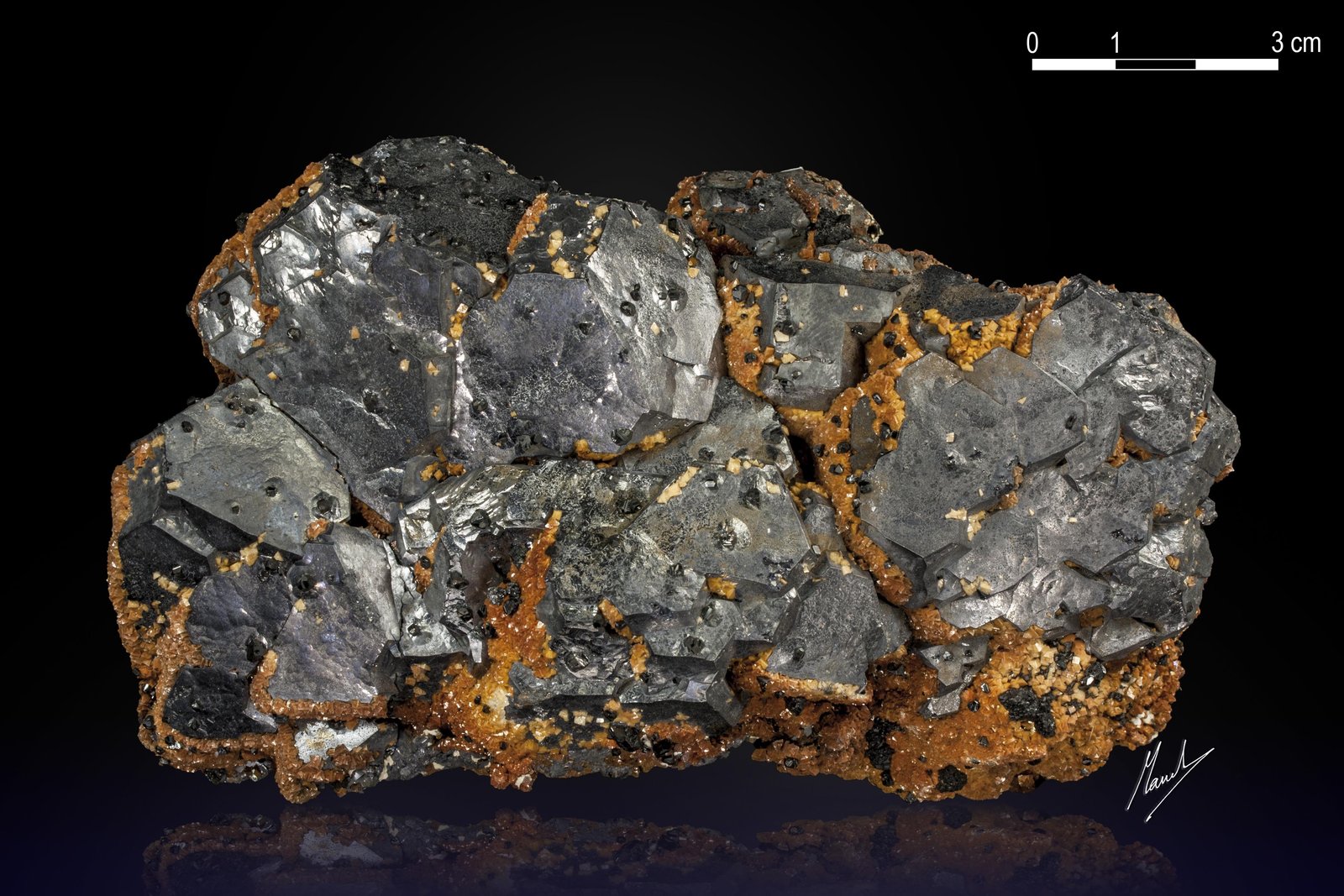 Galena con Esfalerita y Siderita
142 x 84 mm
(Autor: Manuel Mesa)