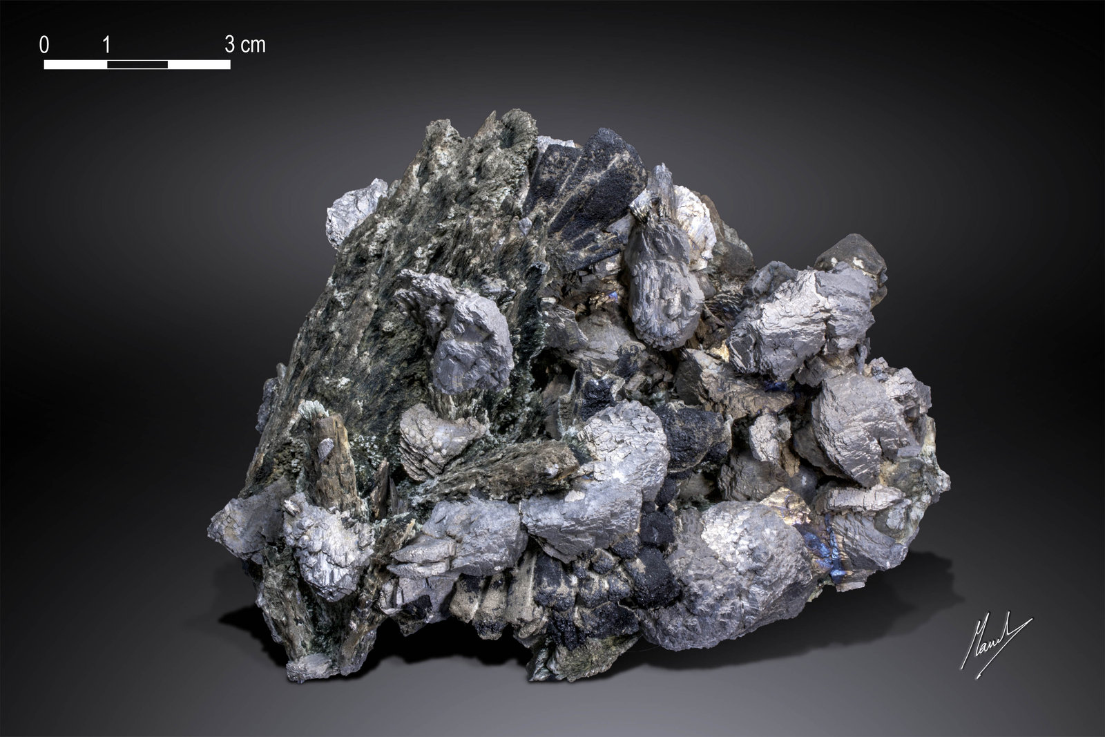 Hedenbergita y Arsenopirita
114 x 86 mm
(Autor: Manuel Mesa)