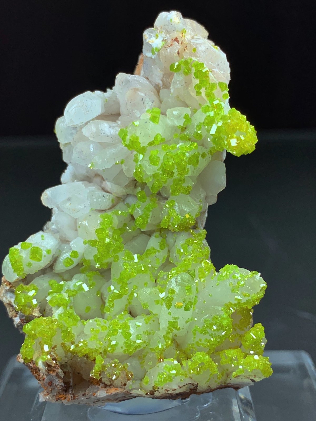 Piromorfita, Cuarzo
6,7 x 4,8 cm.
(Autor: Xavier bordas)