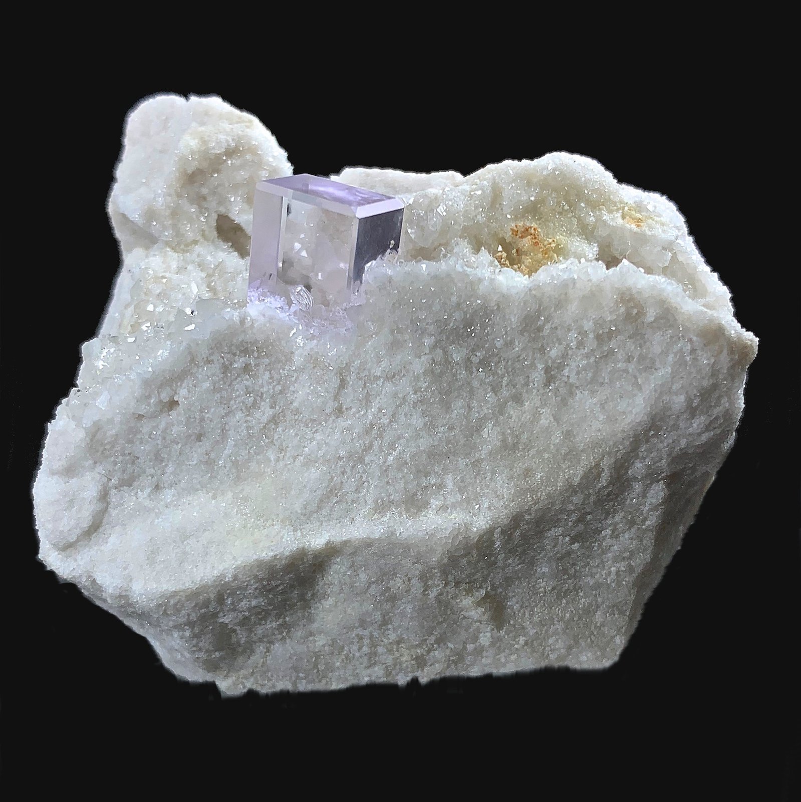 Fluorita, Cuarzo
6,9 x 4,7 cm.
(Autor: Xavier bordas)