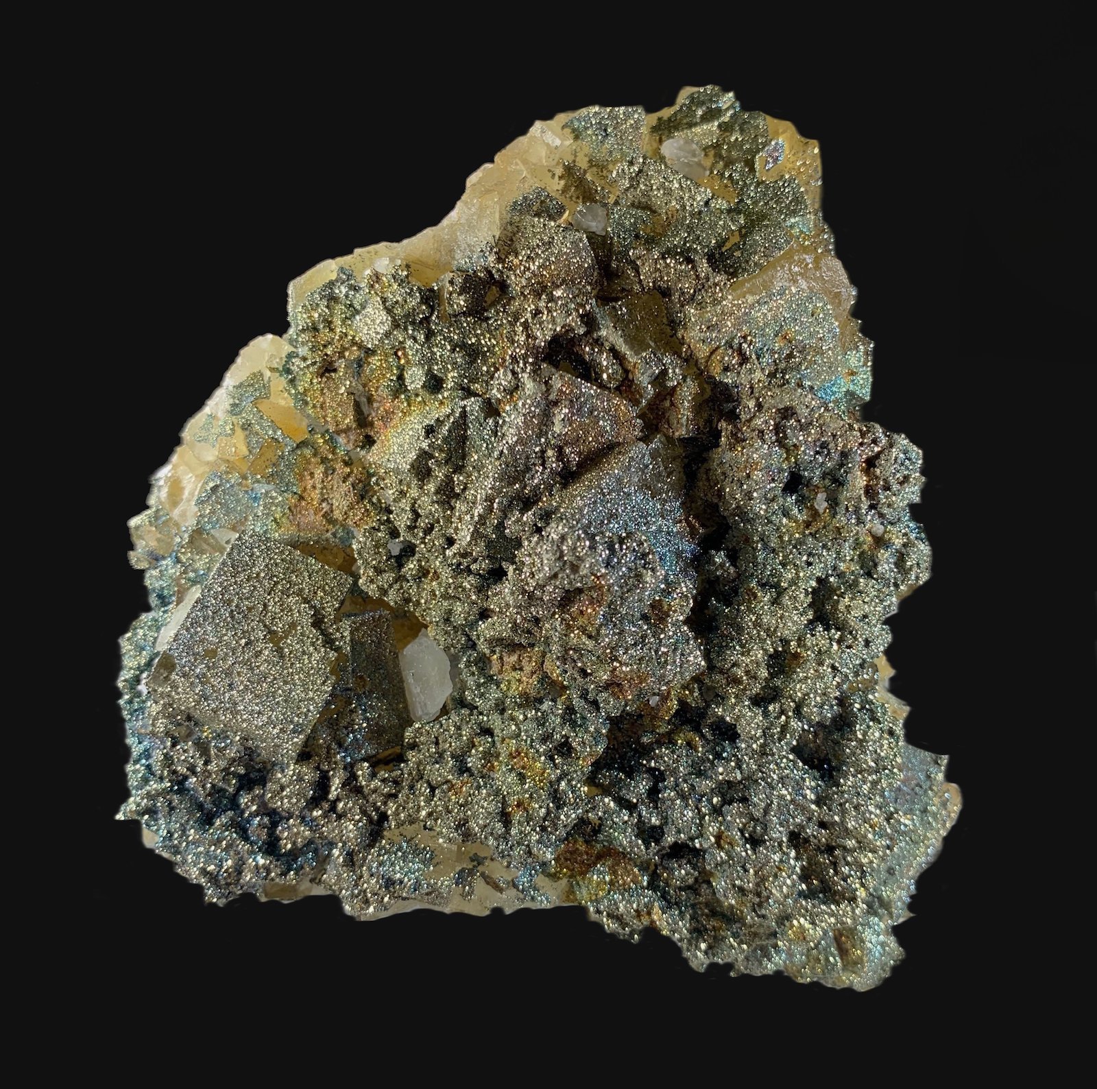 Fluorita, Pirita
9,2 x 8,9 cm,
(Autor: Xavier bordas)