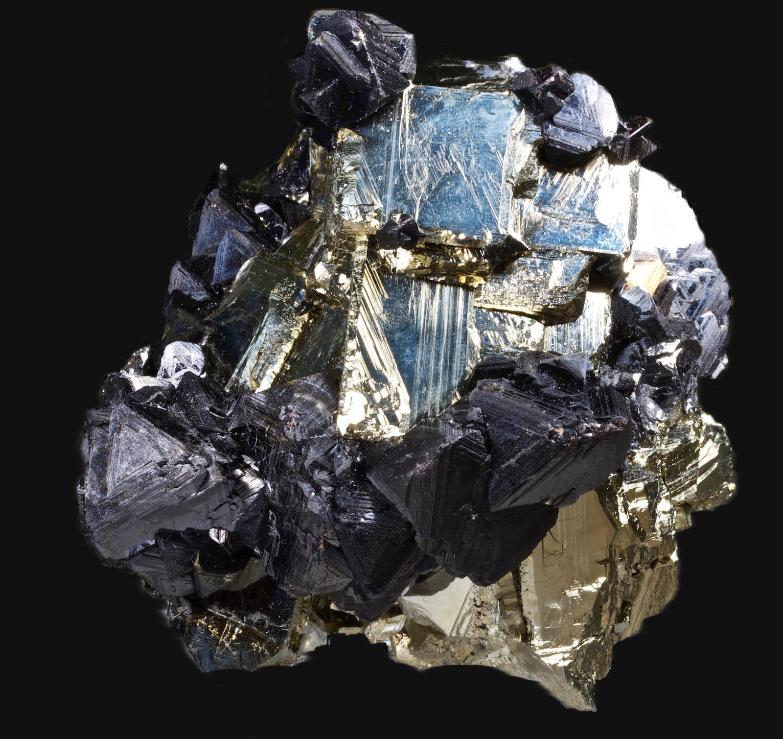 Pirita, Esfalerita
8,2 x 7,5 cm.
(Autor: Xavier bordas)