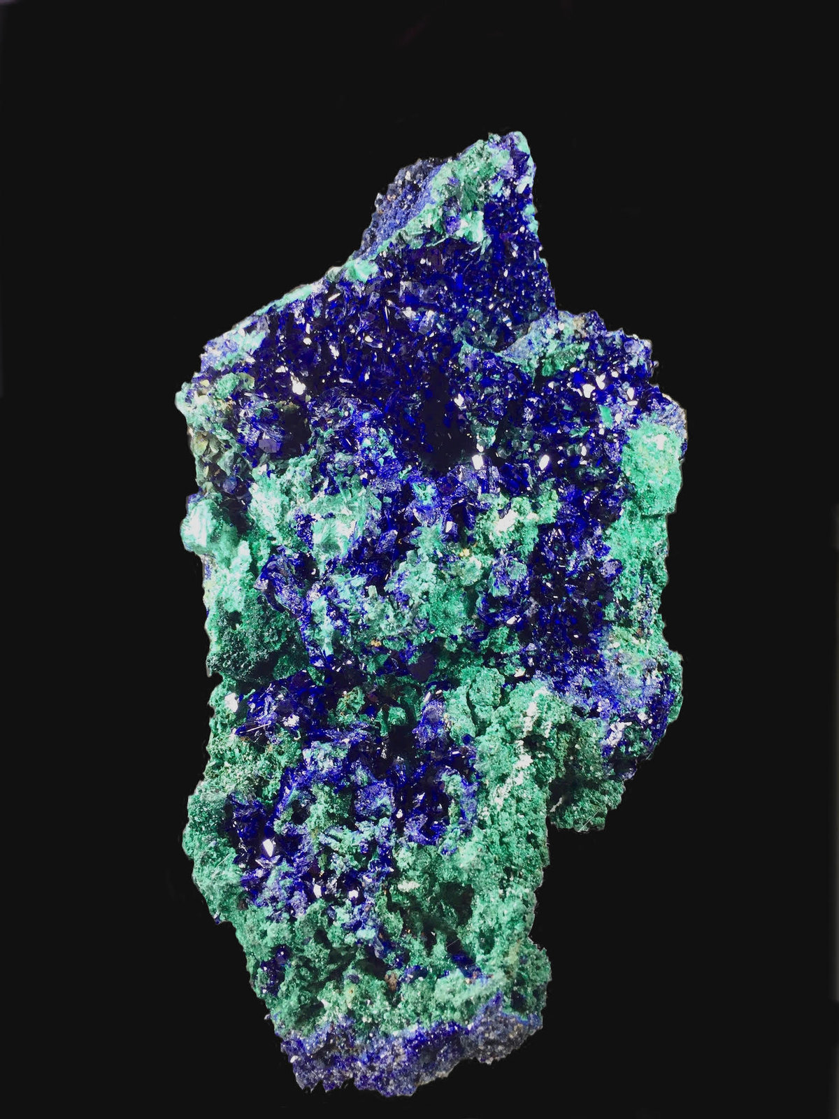 Azurita, Malaquita
19,2 x 10,8 cm.
(Autor: Xavier bordas)