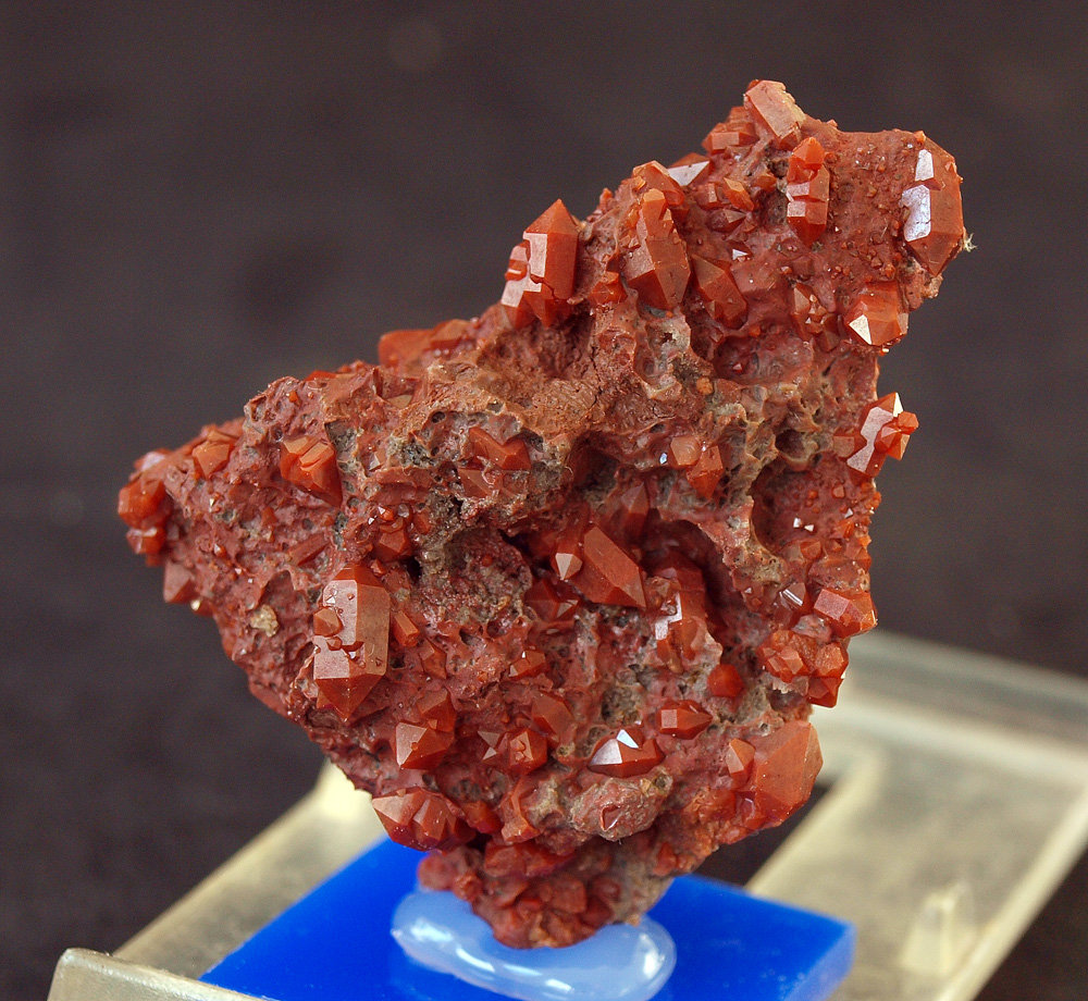 Cuarzo (variedad hematoideo)
4.5 x 3.5 cm
(Autor: Pedro Antonio)