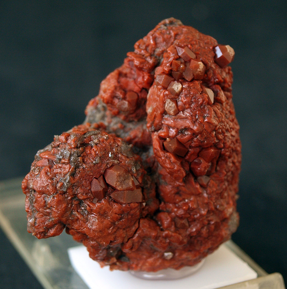 Cuarzo (variedad hematoideo)
4.5 x 4 cm
(Autor: Pedro Antonio)