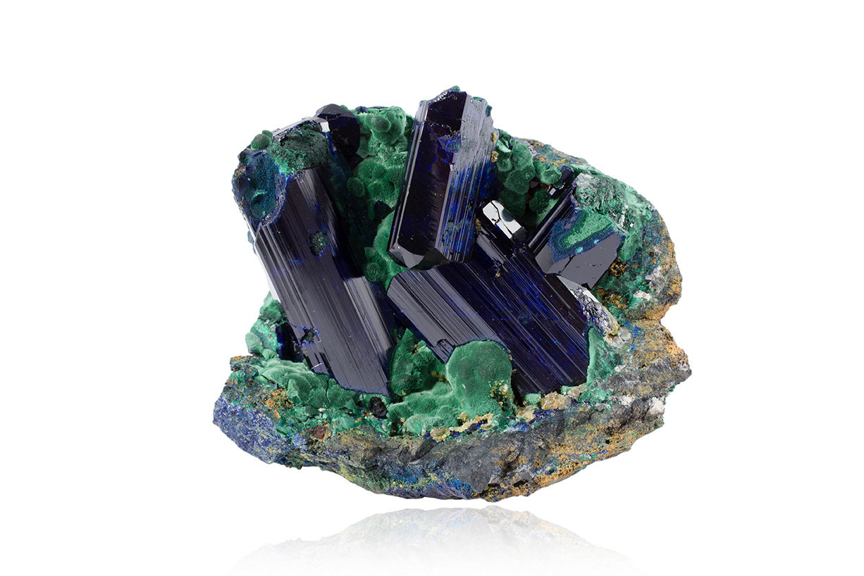 Azurita con Malaquita
8.5 x 7 x 7 cm
(Autor: Museo MIM)