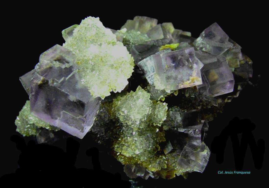 Fluorita y Cuarzo.
100x85 mm.
(Autor: Jesus Franquesa Baucells)