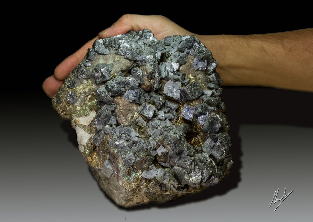 Galena
160 X 20 mm. Peso 4782 g
(Autor: Manuel Mesa)