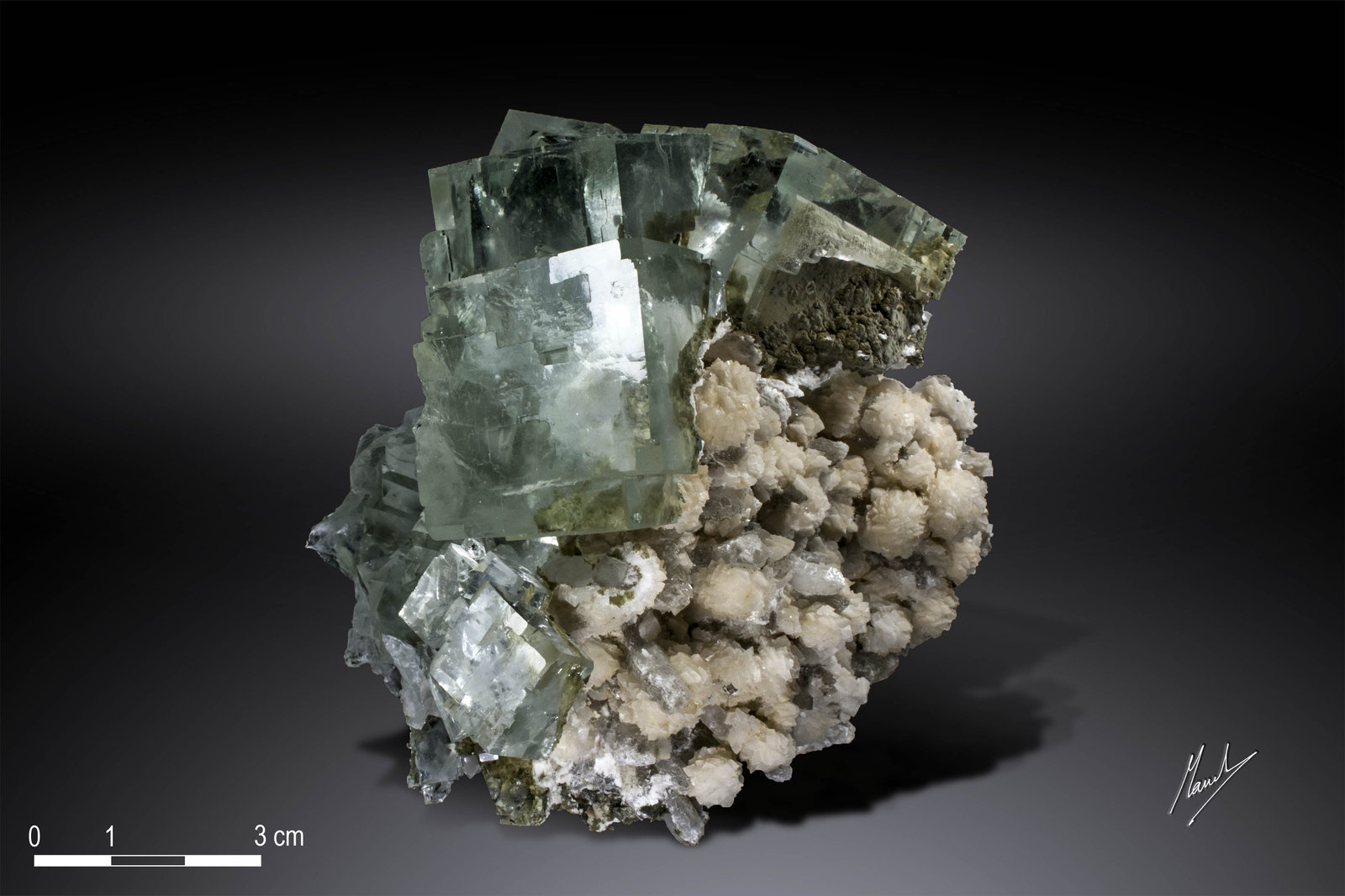 Fluorita y Calcita
100 x 92 mm
(Autor: Manuel Mesa)