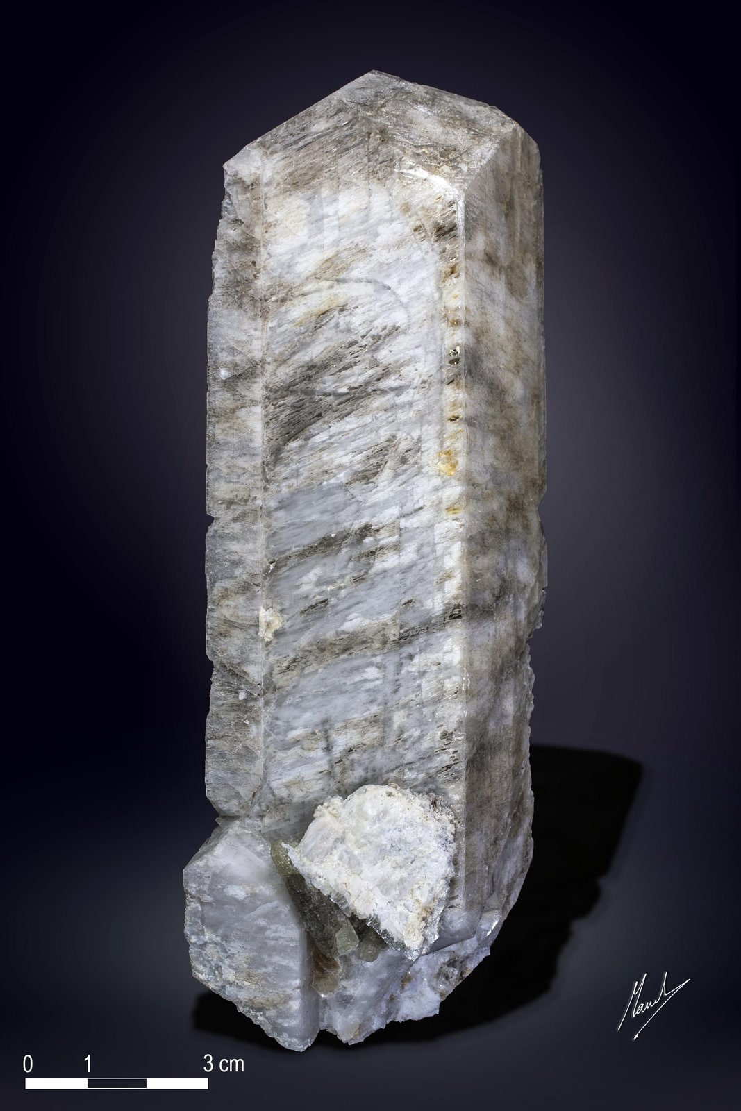 Microclina
152 x 47 mm
(Autor: Manuel Mesa)