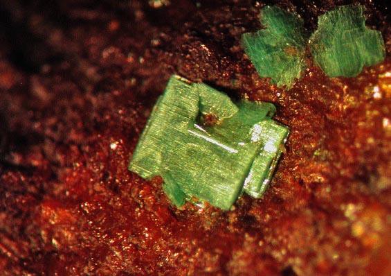 Metazeunerita
Cristal de 2 mm.
(Autor: Rafa Muñoz(mineralvarado))