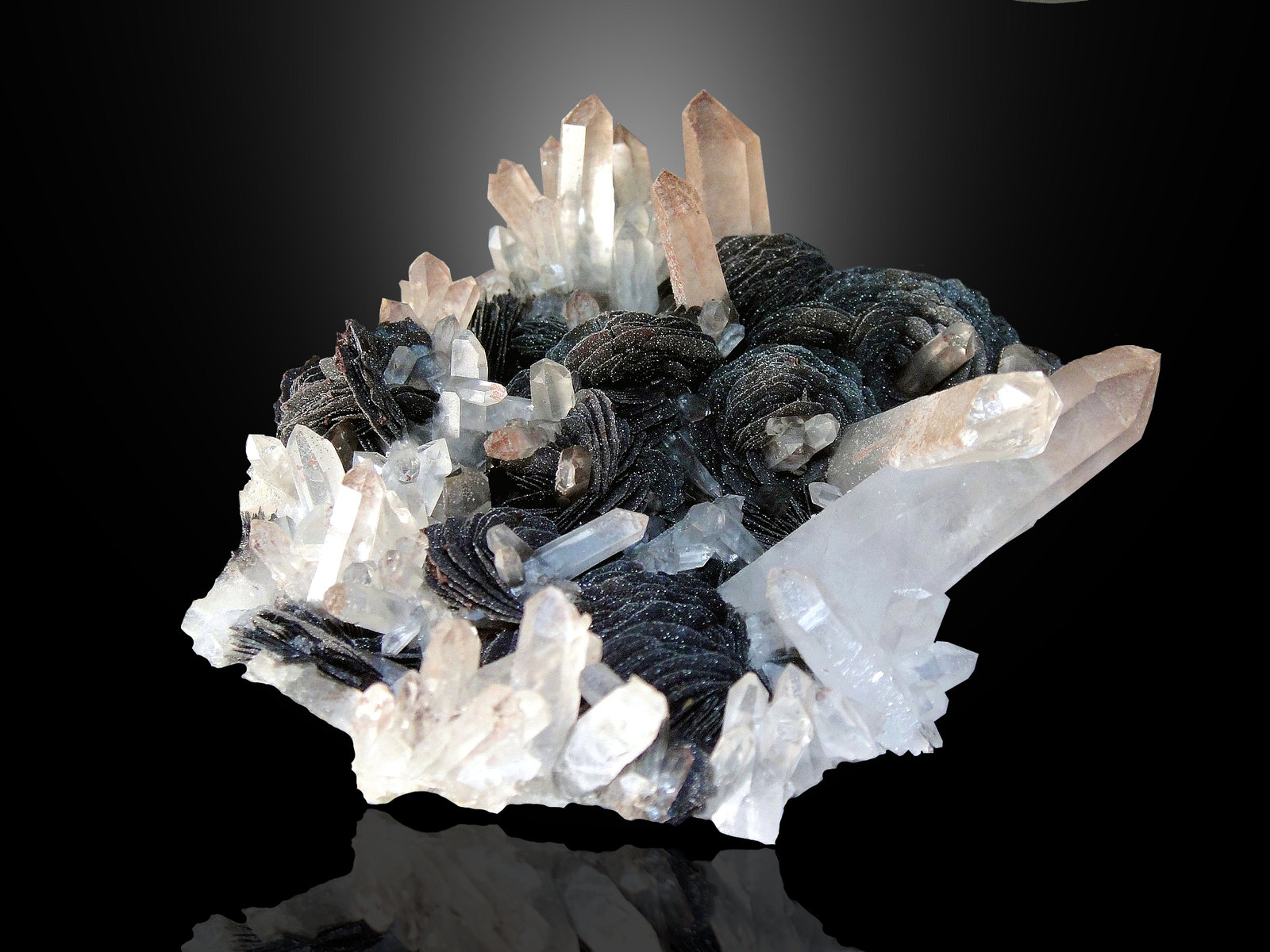Hematites en Cuarzo
9 x 8 cm.
(Autor: Antonio P. López)