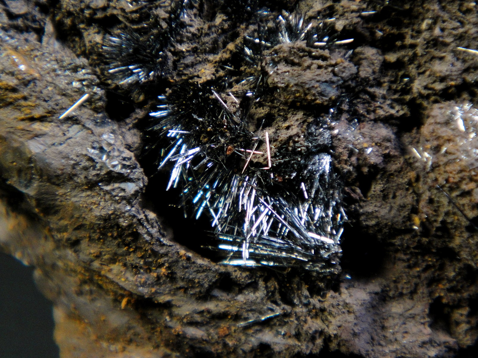 Pirolusita
Campo de visión 3 cm.
(Autor: Antonio P. López)