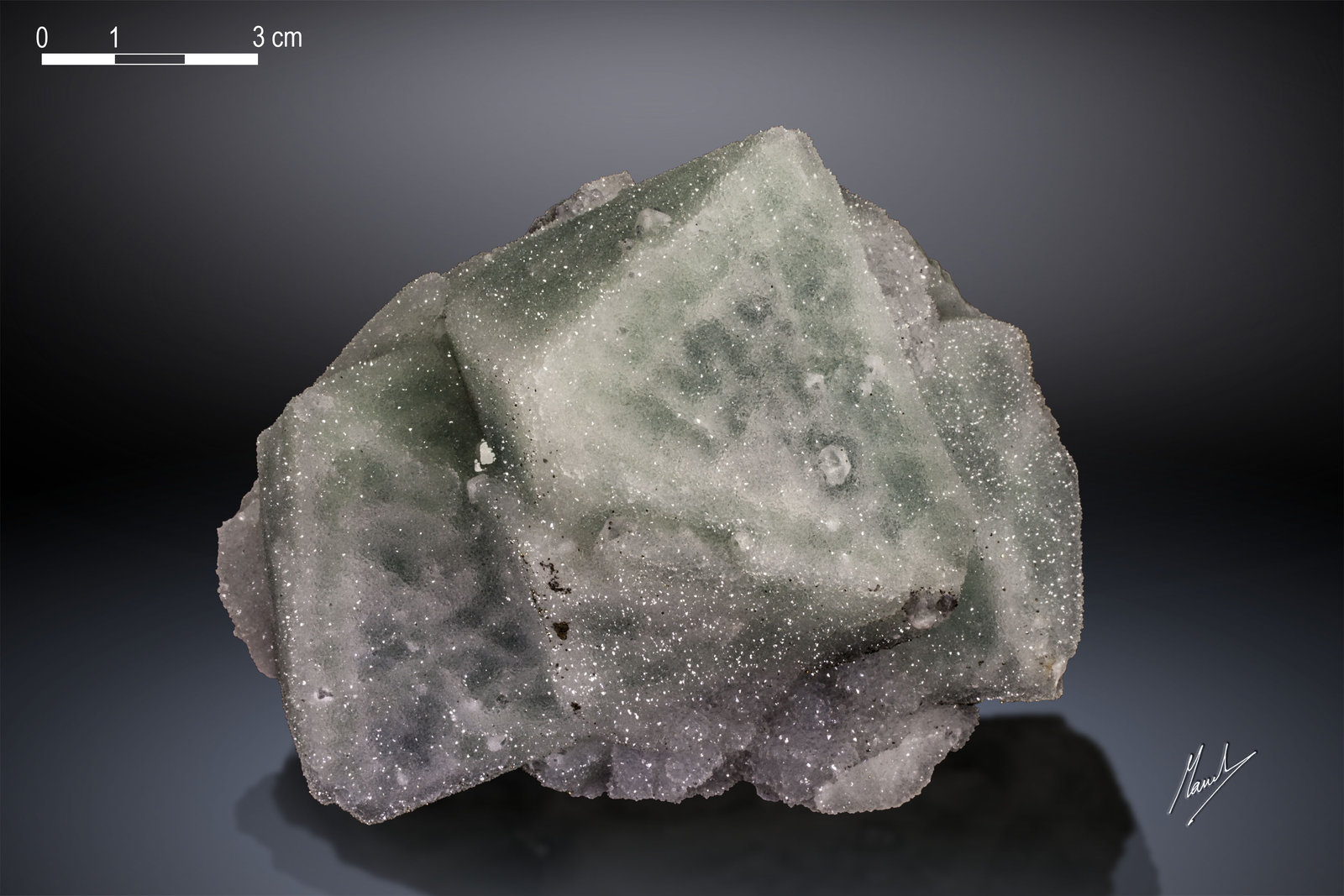 Fluorita recubierta de cuarzo
117 x 87 mm
(Autor: Manuel Mesa)