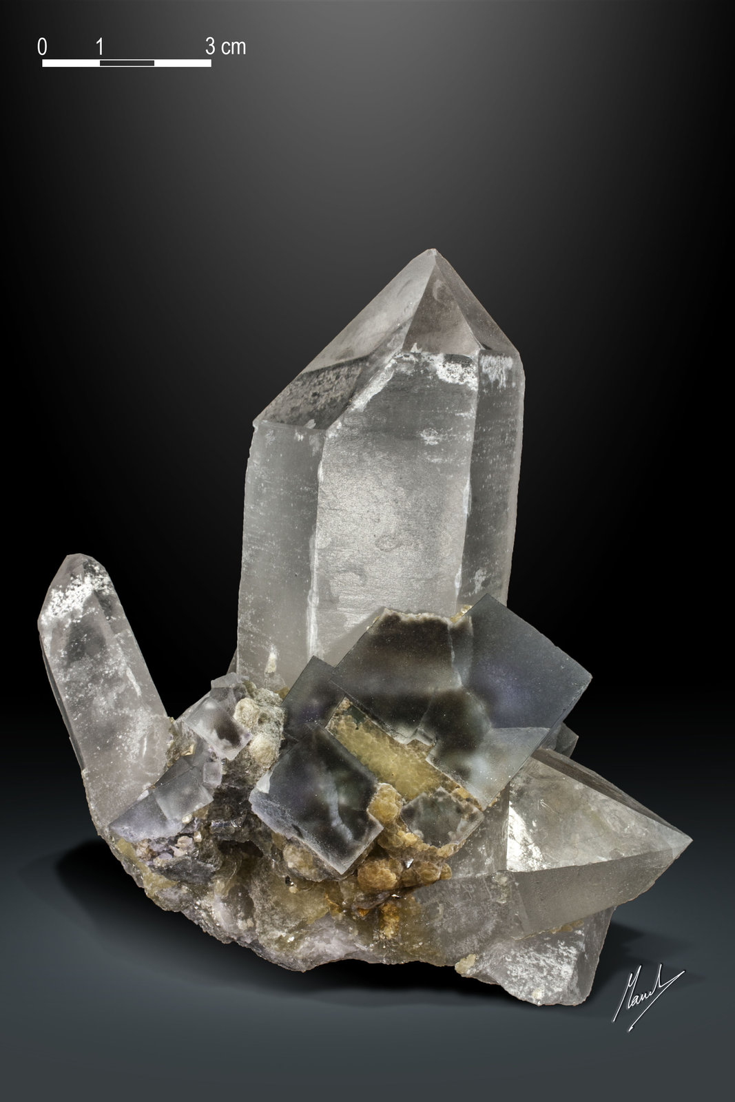Fluorita y Cuarzo
128 X 92 mm
(Autor: Manuel Mesa)