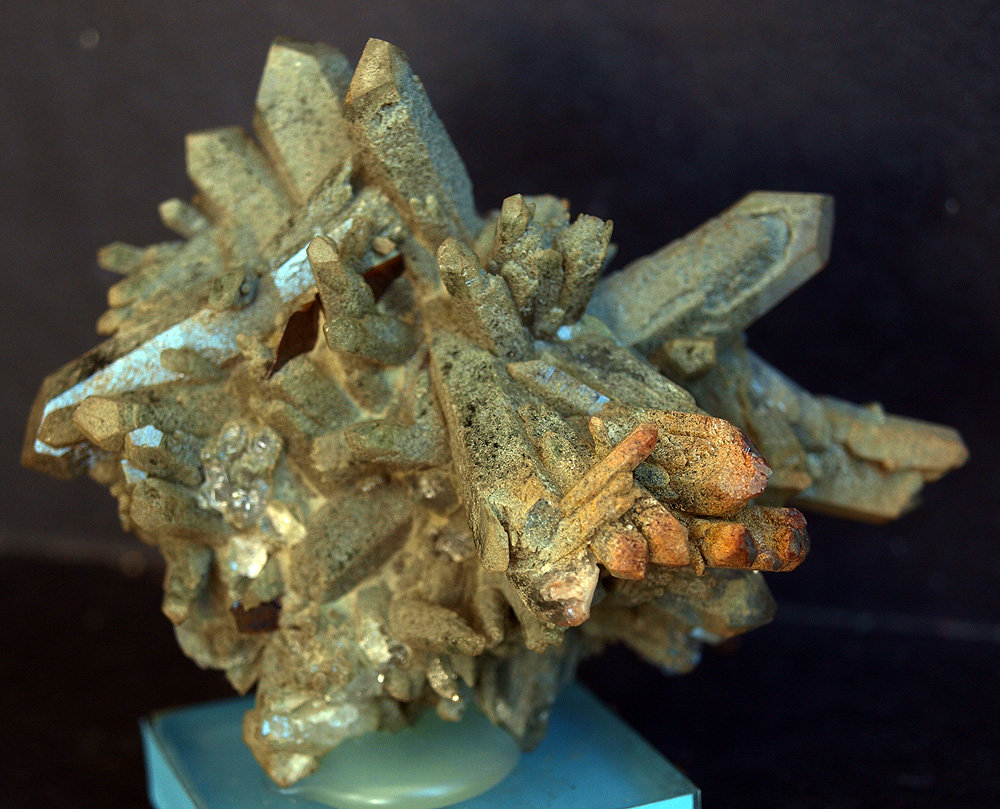 Cuarzo (variedad prasio)
8.5 x 6 cm
(Autor: Pedro Antonio)