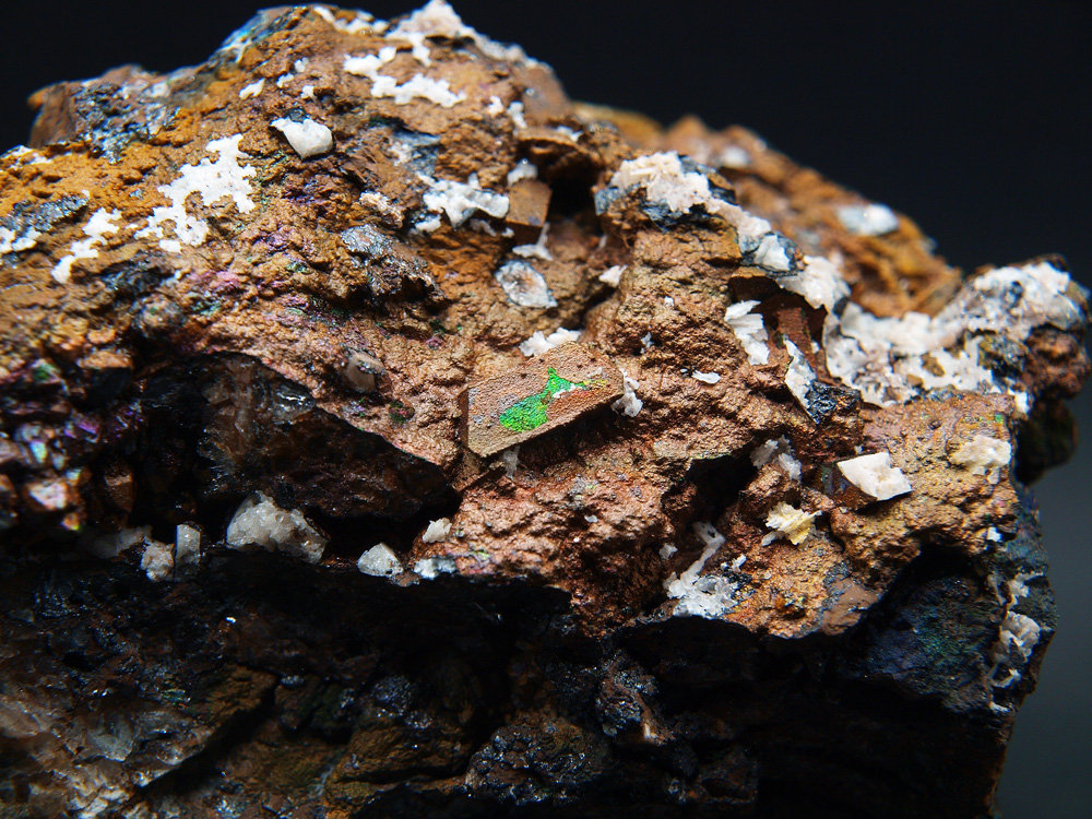Cerusita y Goethita
10.5 x 7.5 cm
(Autor: Pedro Antonio)