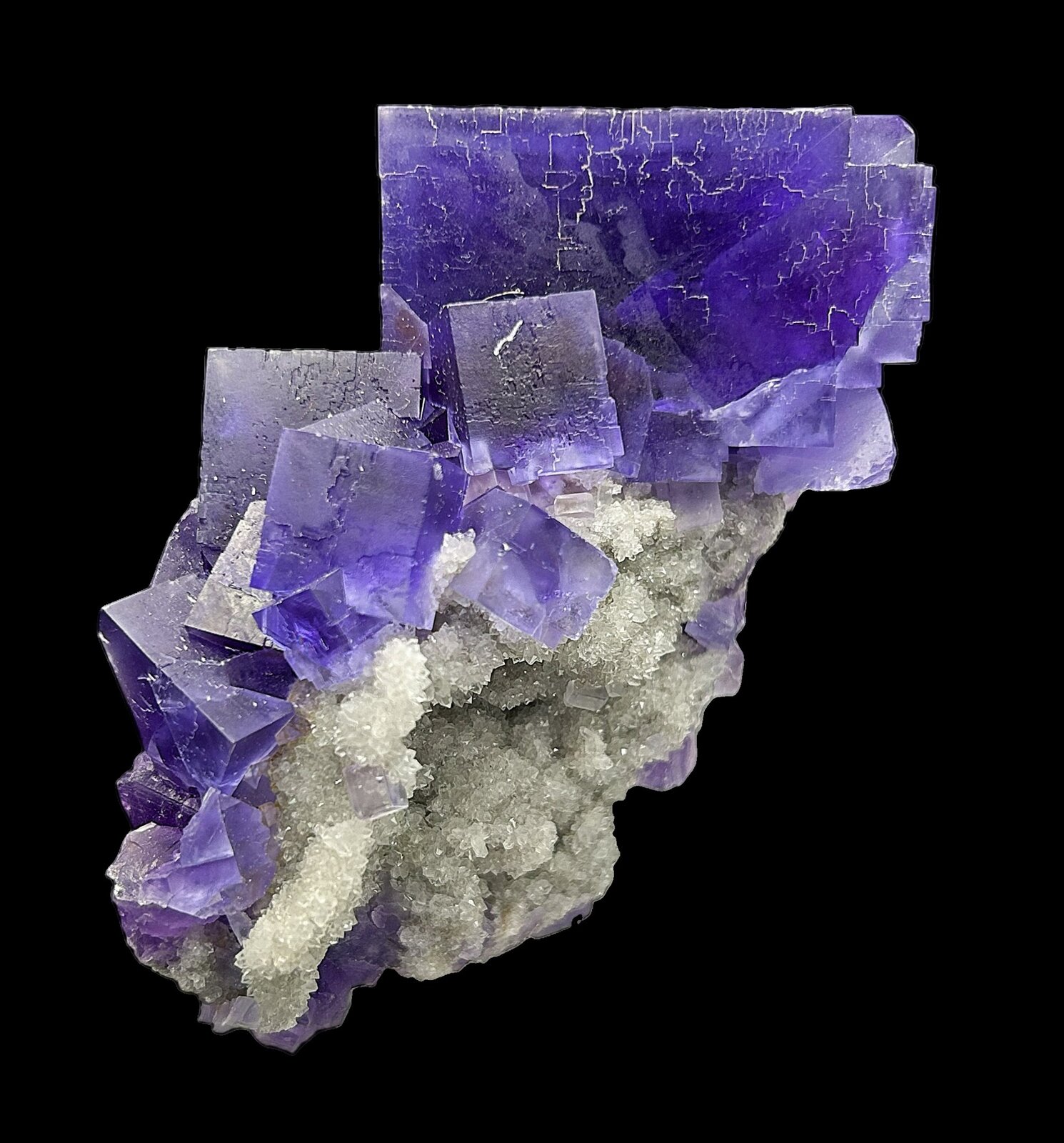 Fluorita
Cantera de Los Cobayos (La Paredona), zona minera de Berbes, Los Cobayos, Berbes, Ribadesella, Comarca del Oriente, Principado de Asturias (Asturias), España
9x9cm
(Autor: yowanni)