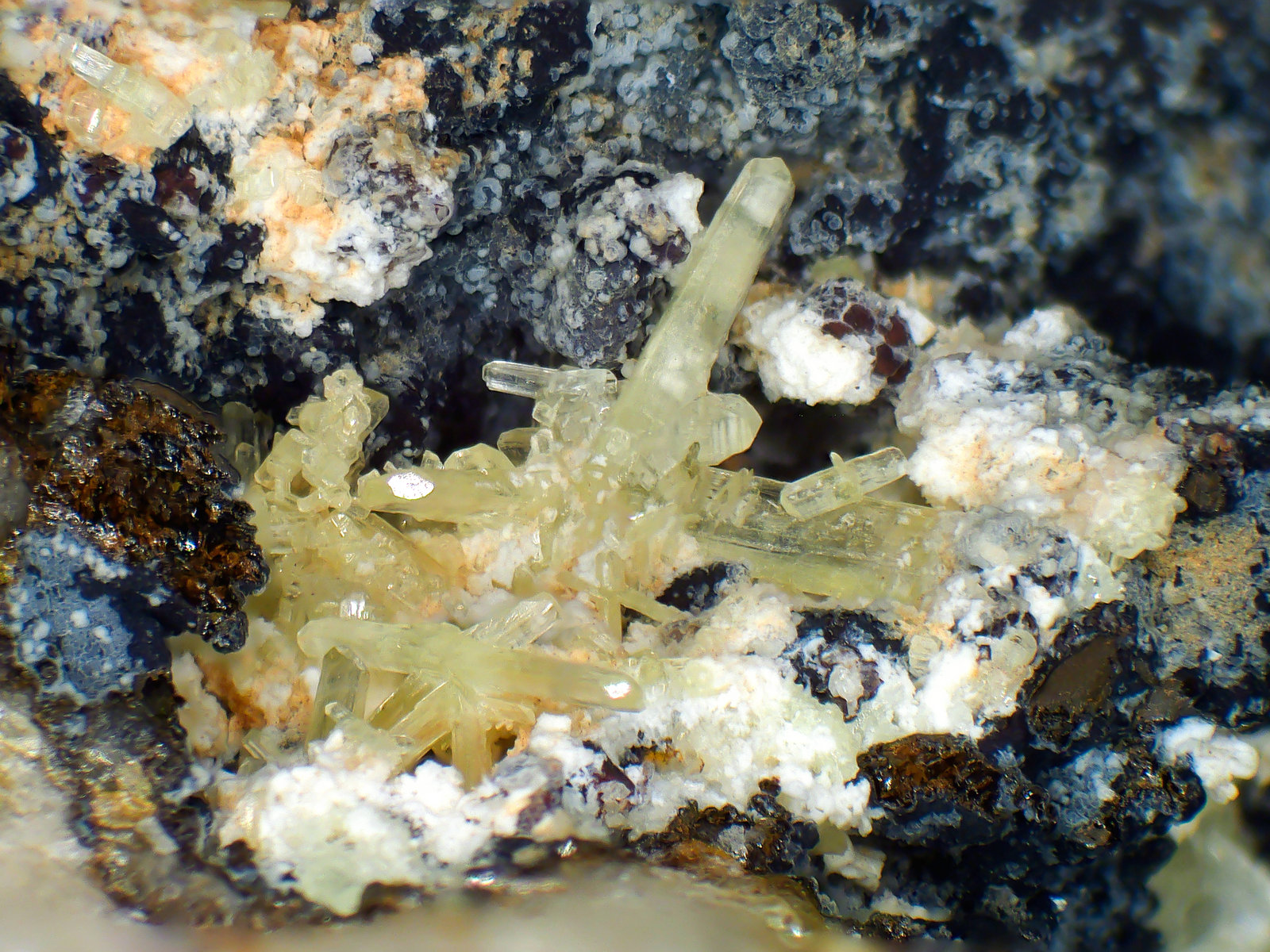 Cerusita
Campo de visión 5 mm.
(Autor: Antonio P. López)