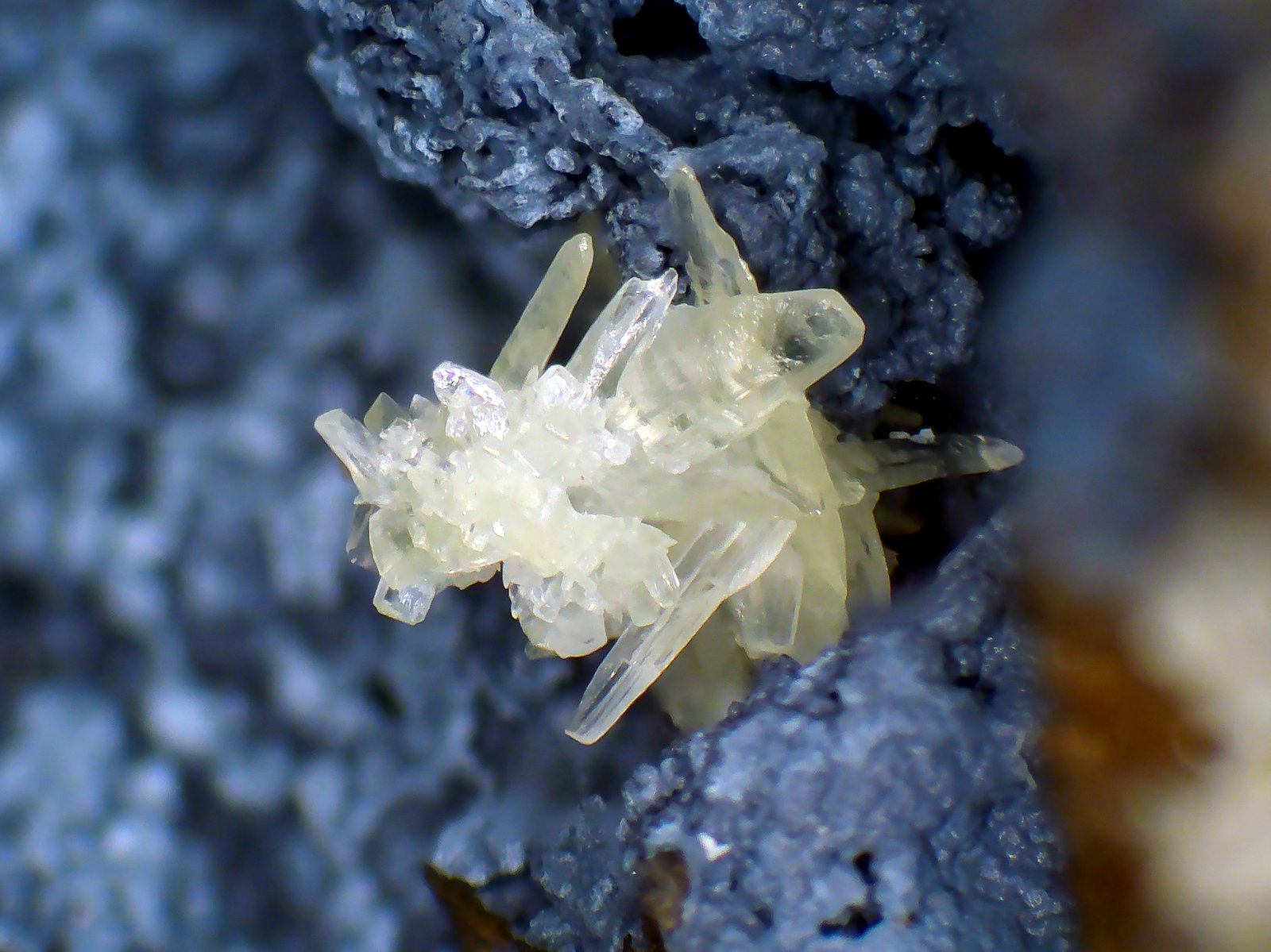 Cerusita
Grupo de cristales de 3 mm.
(Autor: Antonio P. López)
