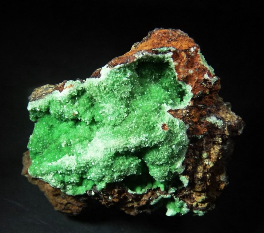 Annabergita.
60x50 mm.
(Autor: Jesus Franquesa Baucells)