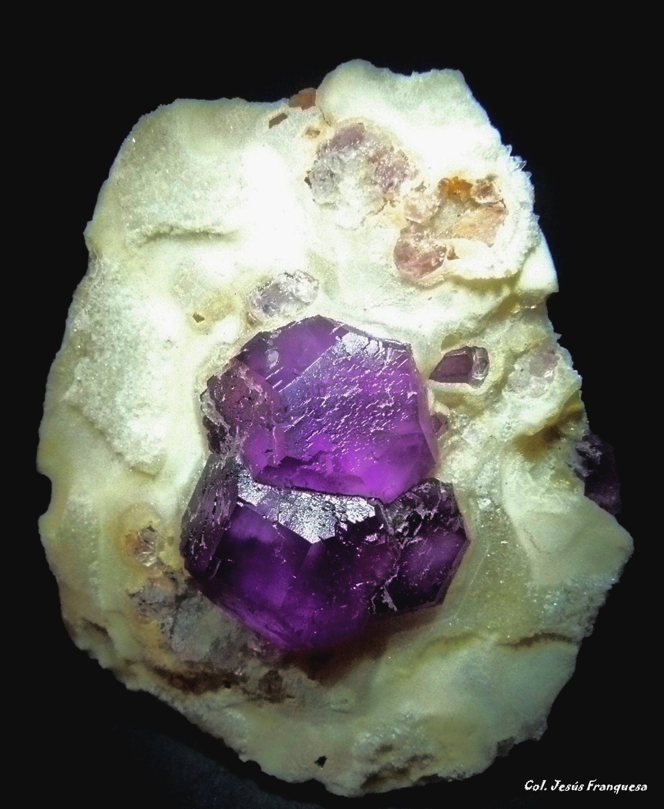 Fluorita.
90x80 mm
(Autor: Jesus Franquesa Baucells)