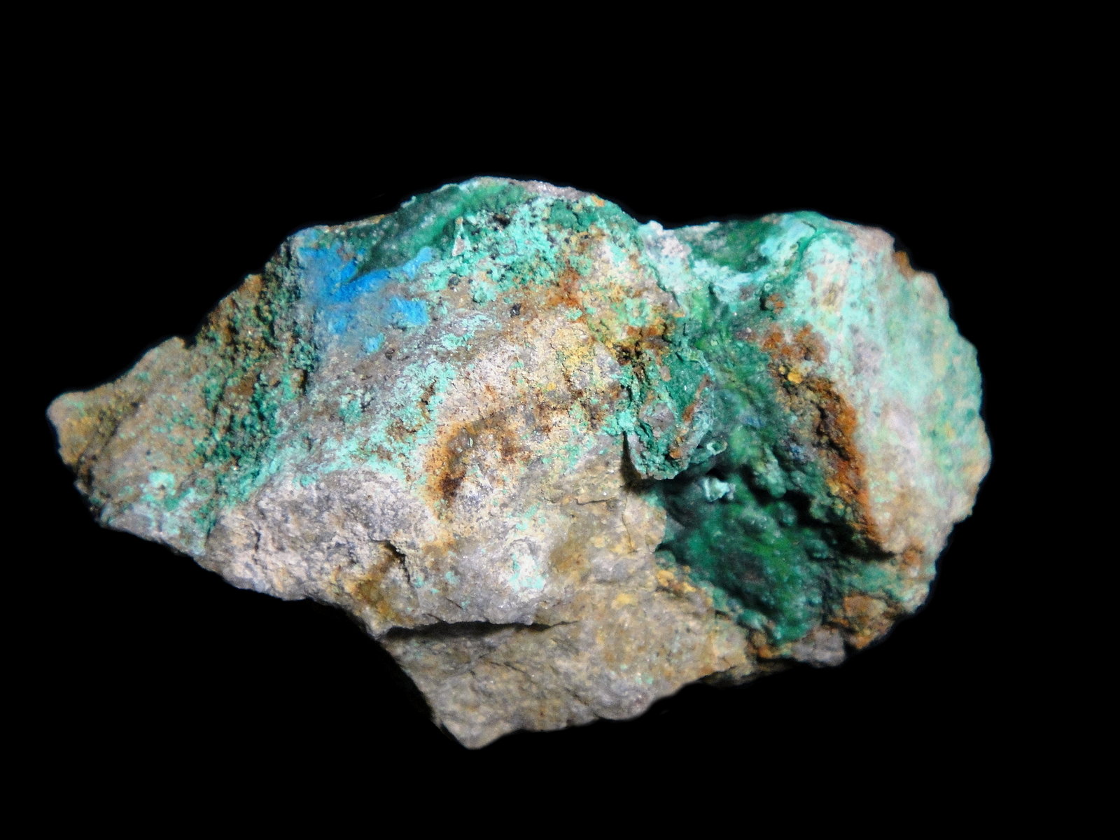 Camérolaita, Malaquita
5 x 3 cm.
(Autor: Antonio P. López)