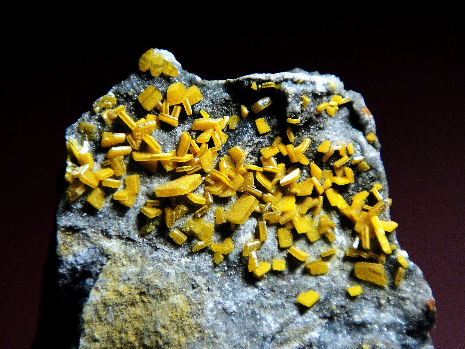 Wulfenita
Campo de visión 4 cm.
(Autor: Antonio P. López)