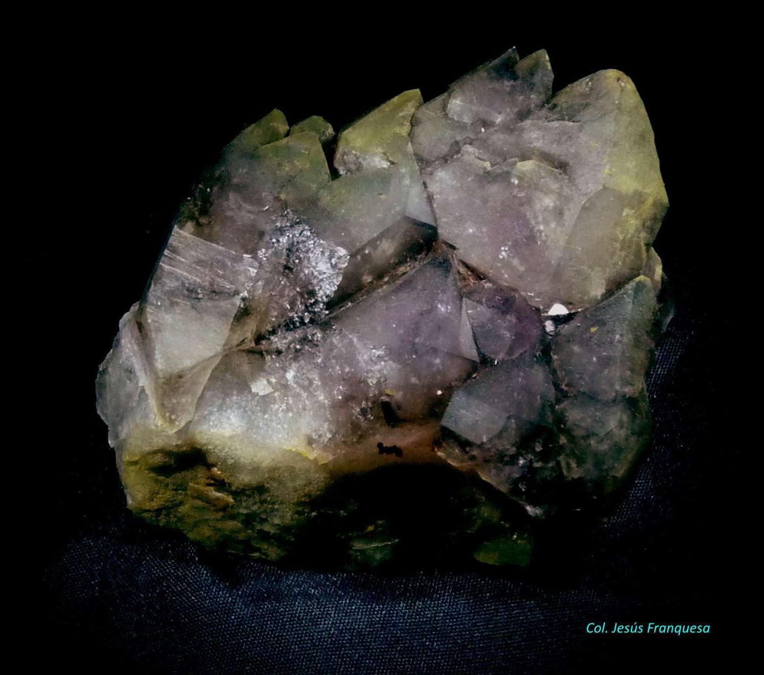 Cuarzo (variedad amatista)
70x60 mm.
(Autor: Jesus Franquesa Baucells)