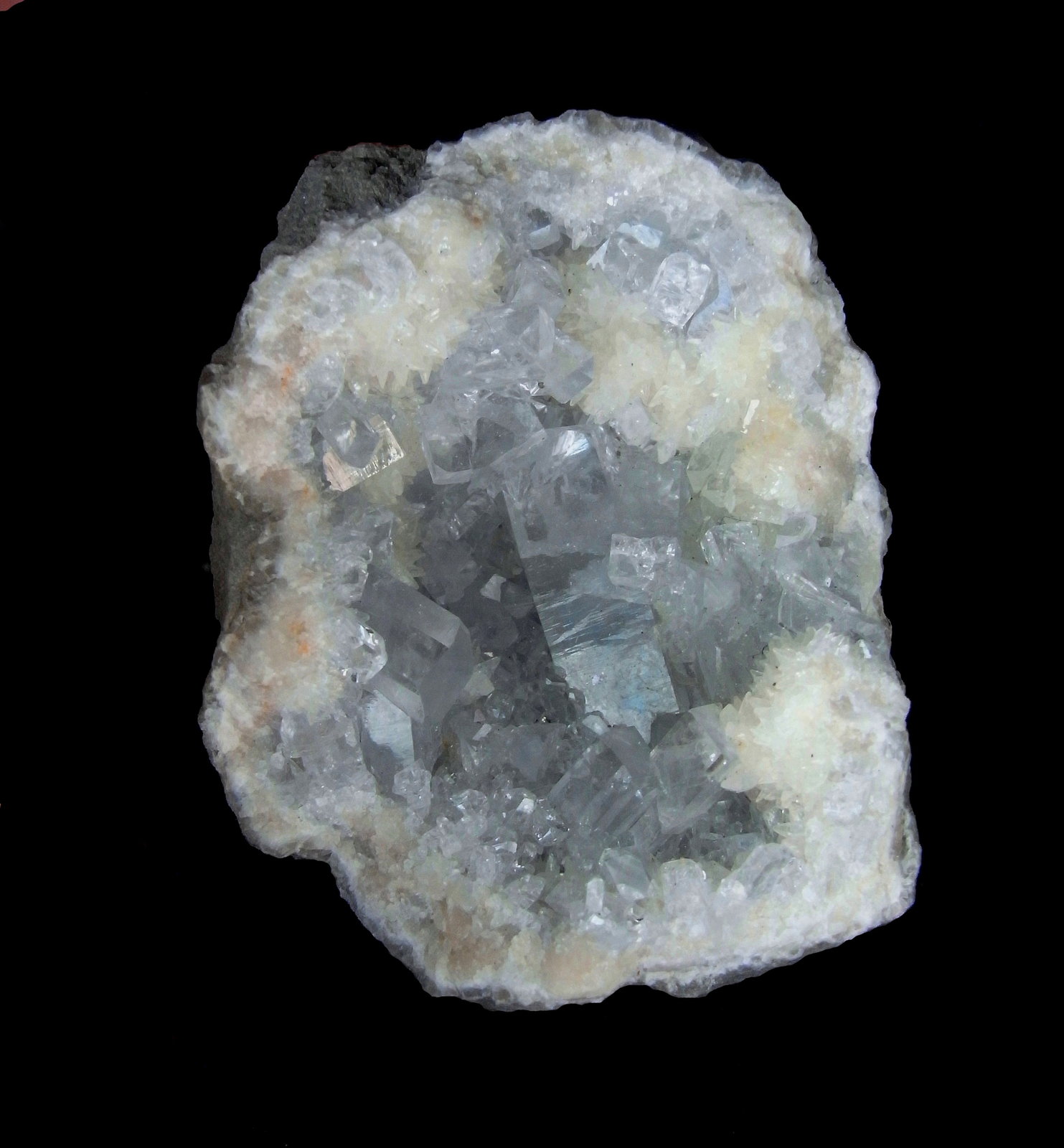 Celestina y calcita
6.1x4.7cm y cristal mayor biterminado de 2.3 cm de arista
(Autor: DAni)