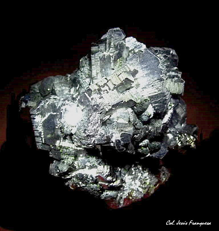 Arsenopirita.
80x80 mm.
(Autor: Jesus Franquesa Baucells)