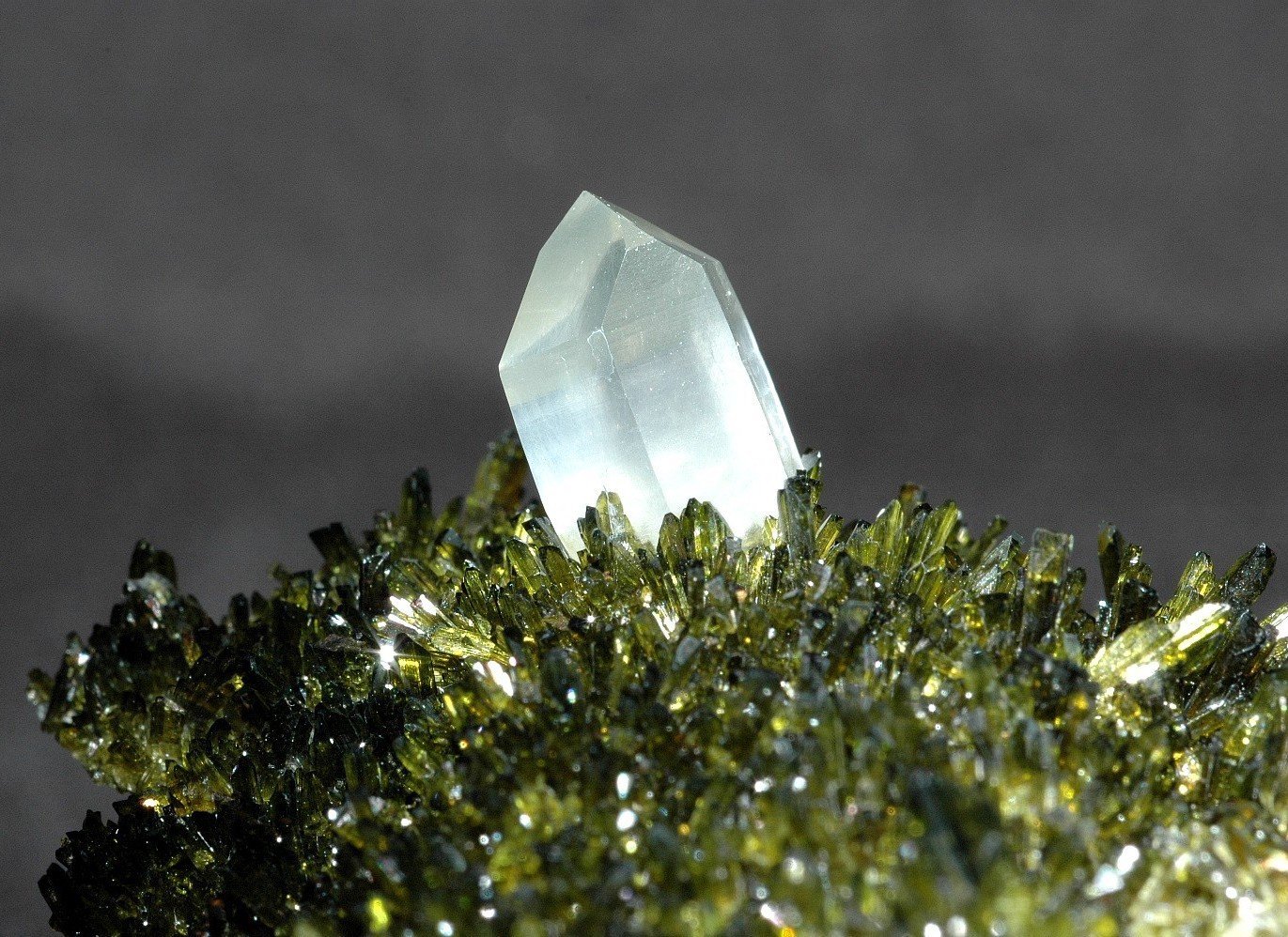 Cuarzo, Epidota
6,1 x 5,2 cm.
(Autor: Xavier bordas)