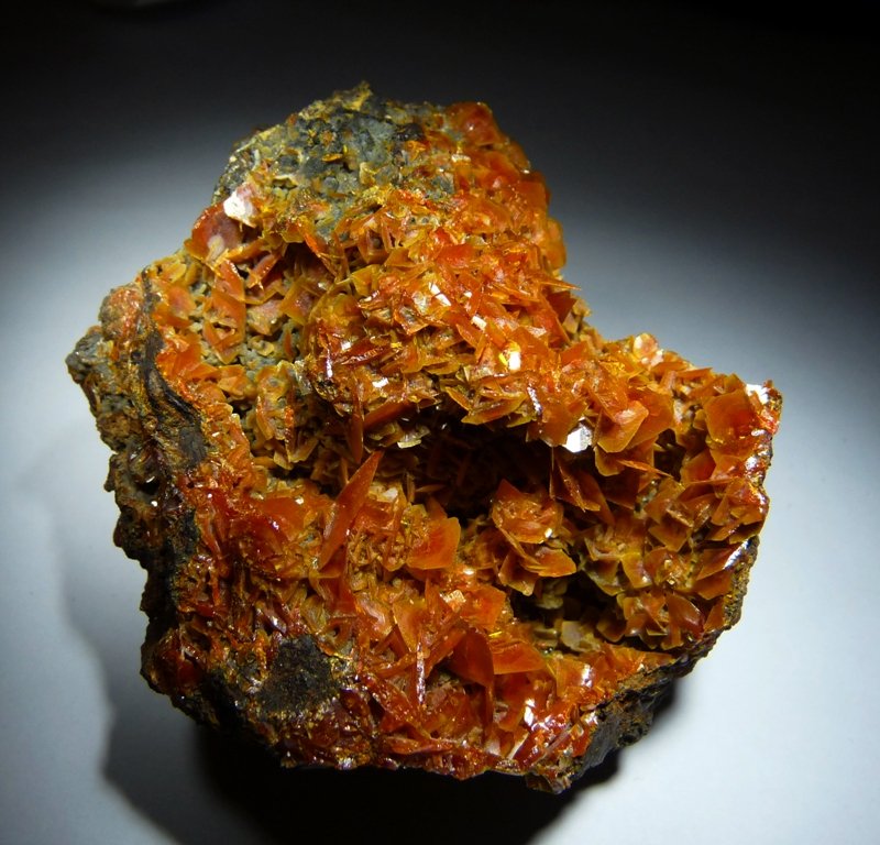 Wulfenita.
70x60 mm.
(Autor: Jesus Franquesa Baucells)