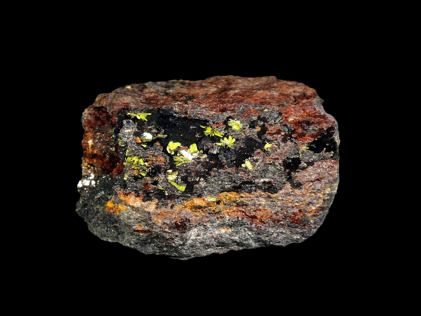 Autunita
5 x 4 cm.
(Autor: Antonio P. López)
