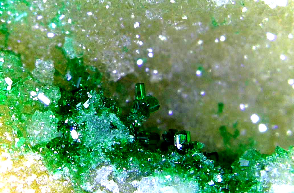 Libethenita
Campo de visión 8 mm.
(Autor: Antonio P. López)