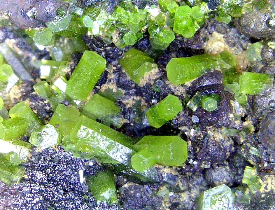 Piromorfita
Campo de visión 12 mm.
(Autor: Antonio P. López)