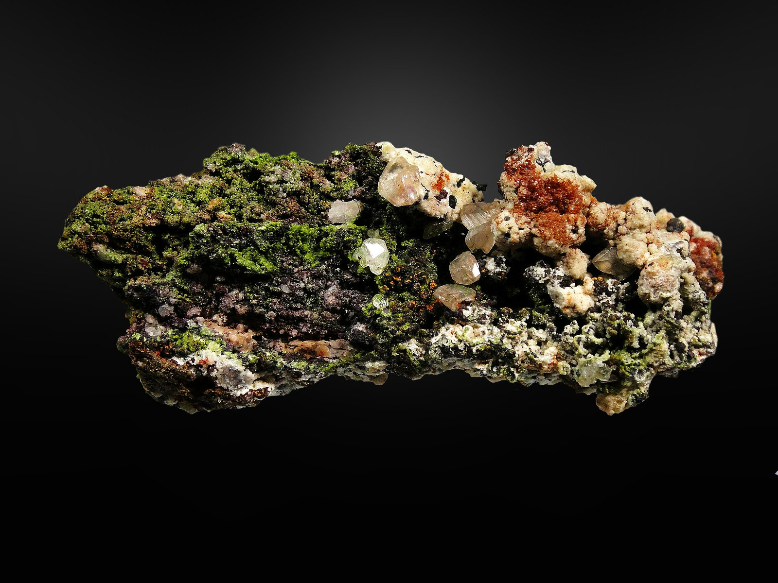 Duftita y Cerusita
8 x 4 cm.
(Autor: Antonio P. López)