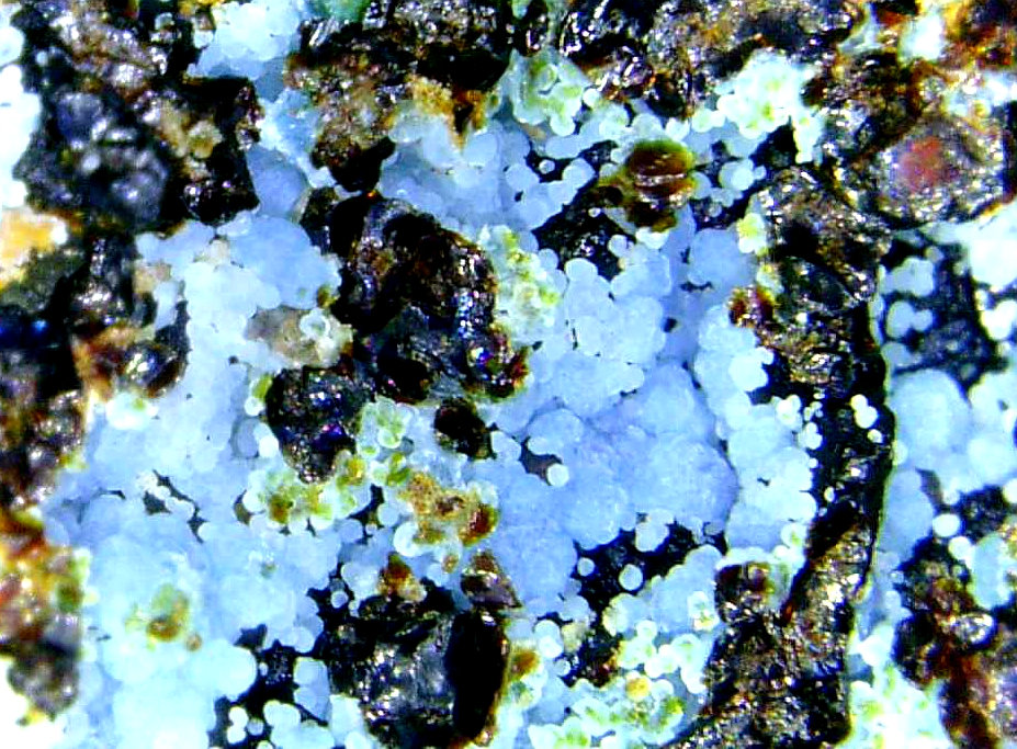 Arsenocrandallita, Yukonita
Campo de visión 10 mm.
(Autor: Antonio P. López)