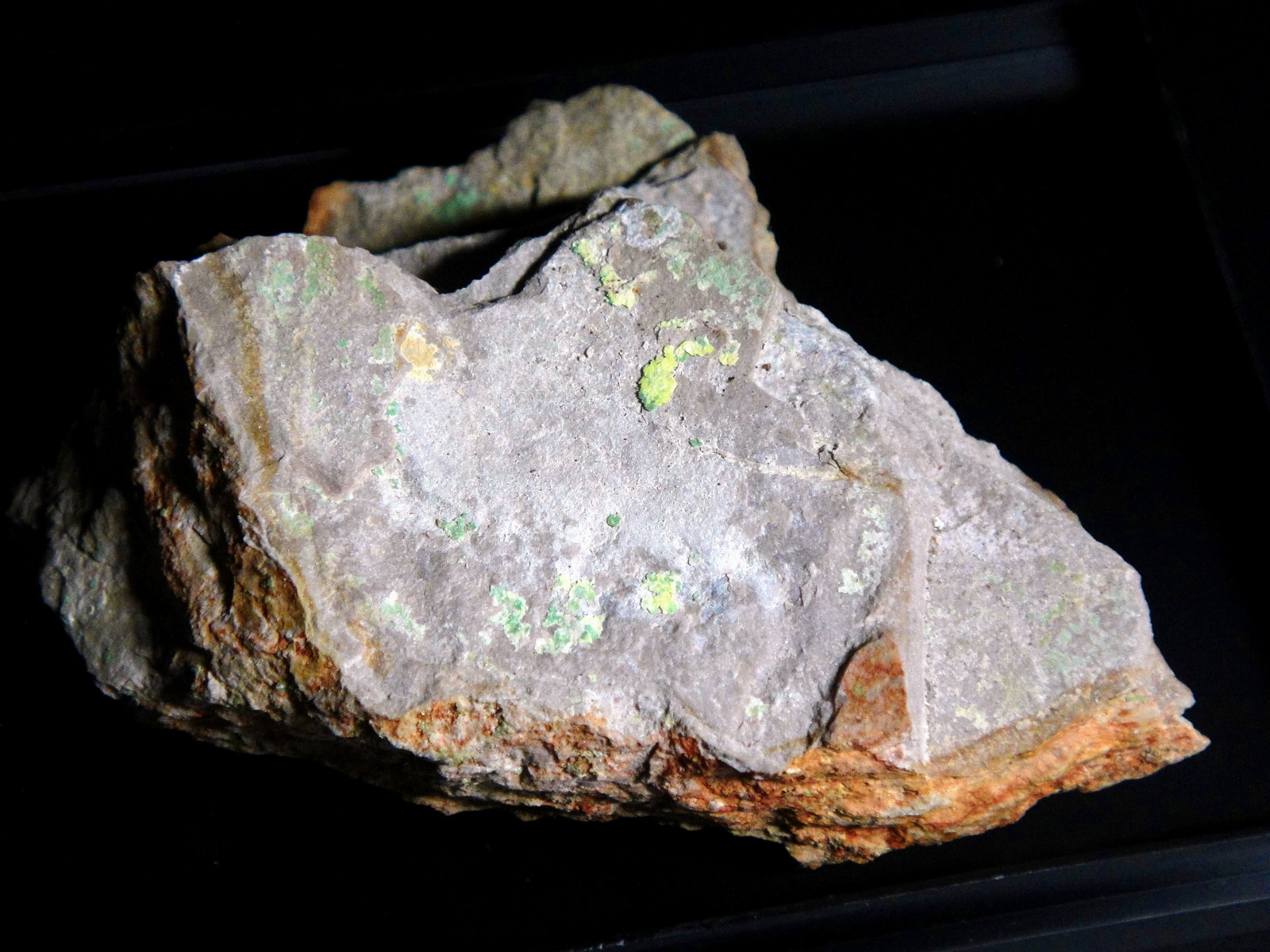 Heinrichita, Metaheinrichita, Abernathyita
6 x 4 cm.
(Autor: Antonio P. López)