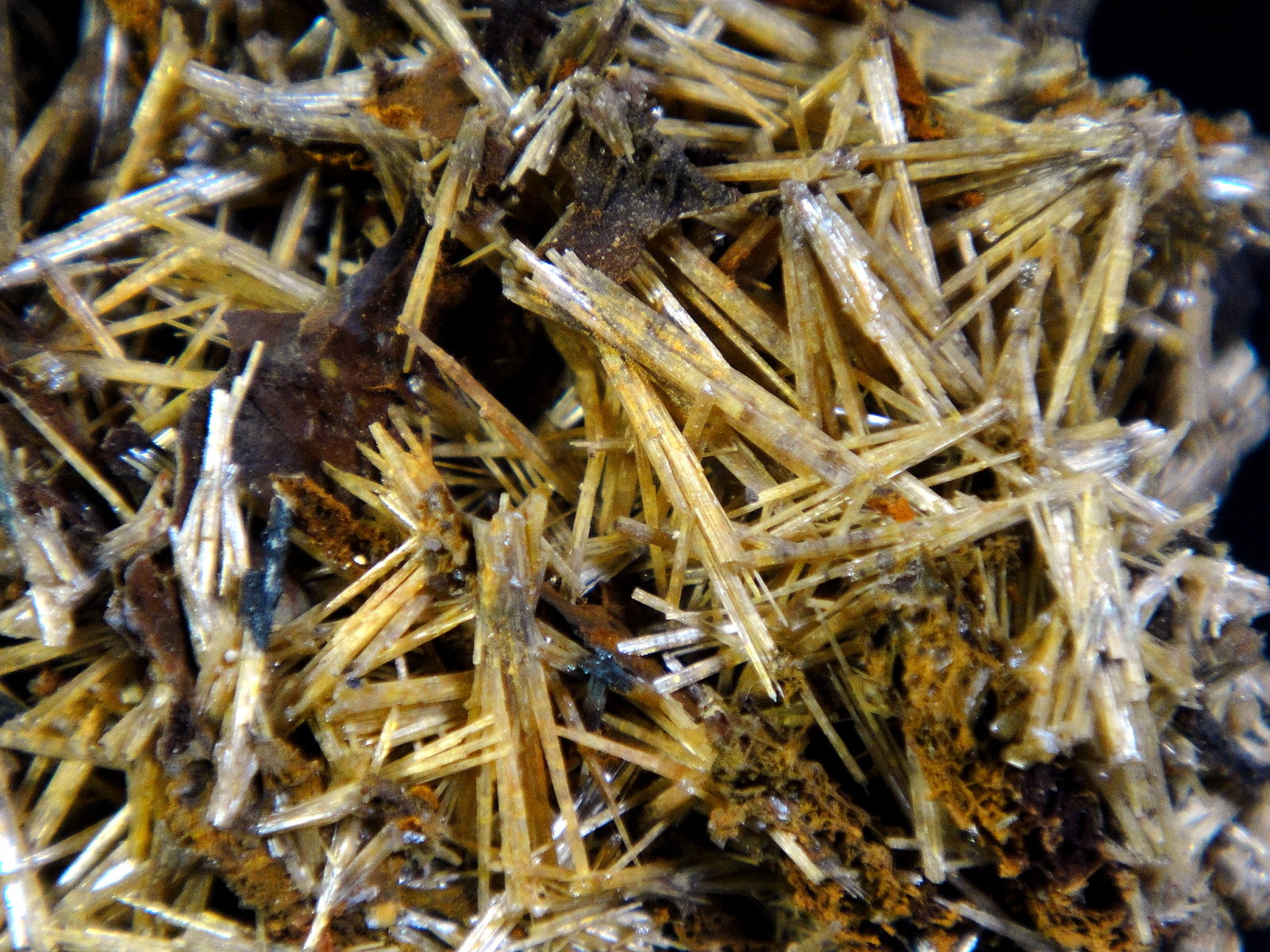 Vanadinita
Campo de visión 2 cm.
(Autor: Antonio P. López)