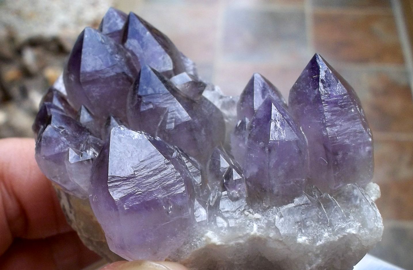 Cuarzo
El cristal más grande mide 2 × 1.5 cm
(Autor: Cristalino)