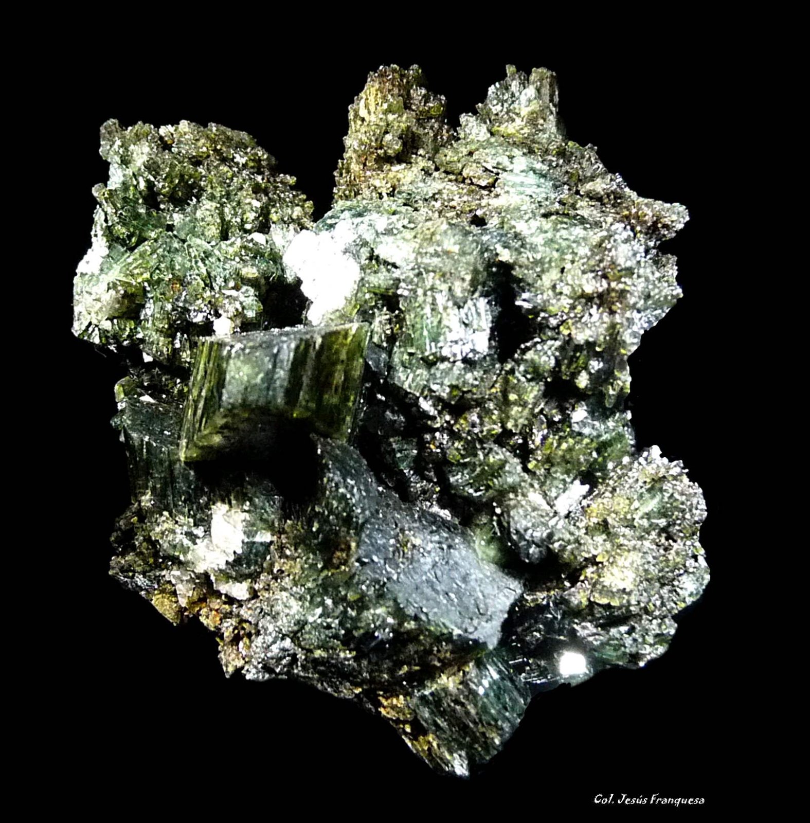 Diopsido.
90x60 mm.
(Autor: Jesus Franquesa Baucells)