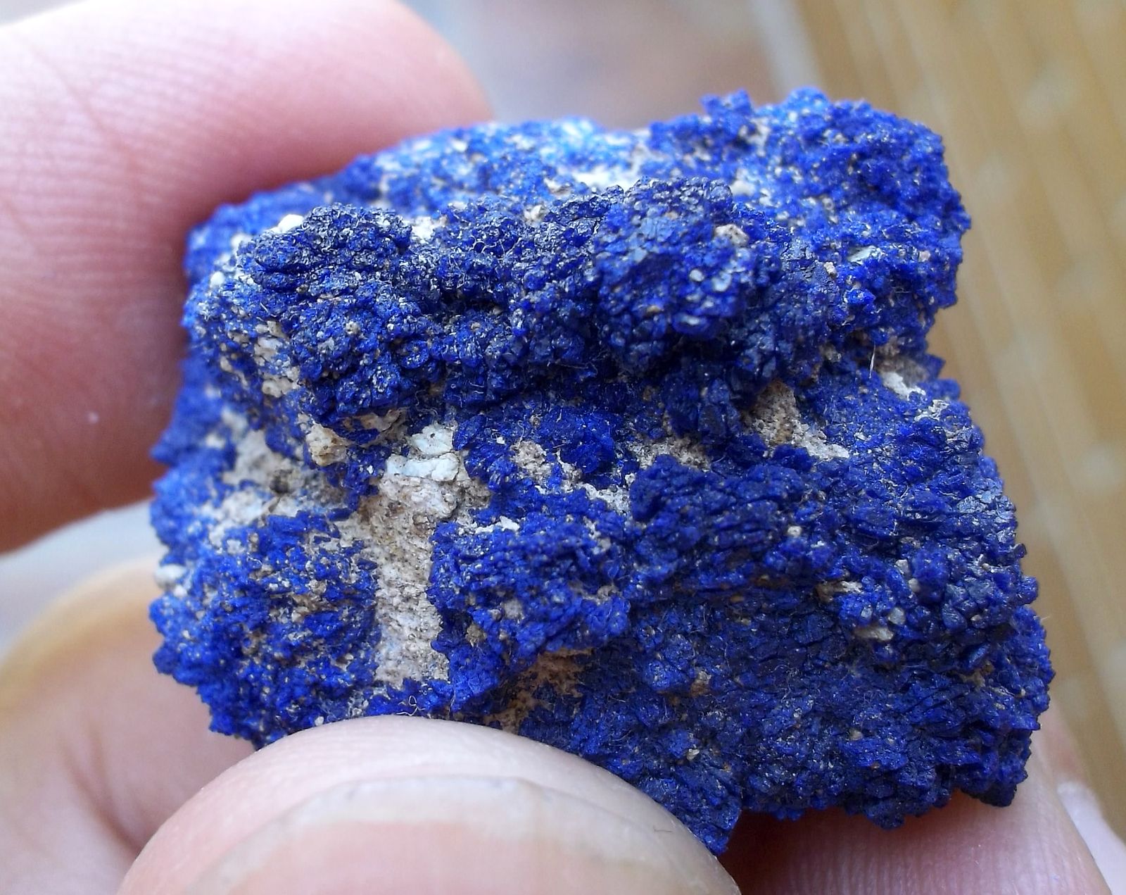 Azurita
2,5 x 2 cm
(Autor: Cristalino)